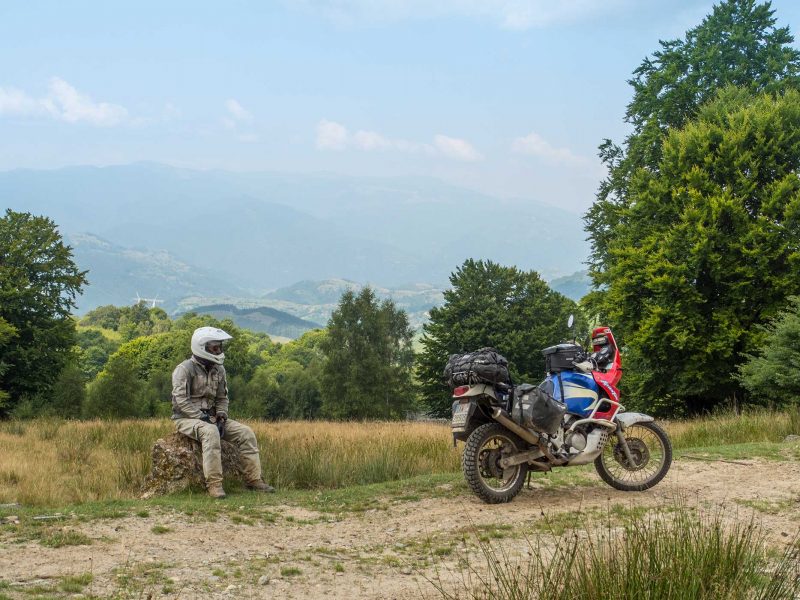 Romania in moto enduro